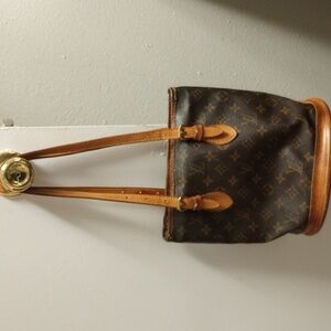 Louis Vuitton Monogram bundle Bucket PM. auth# SR 0948 ORIGINAL